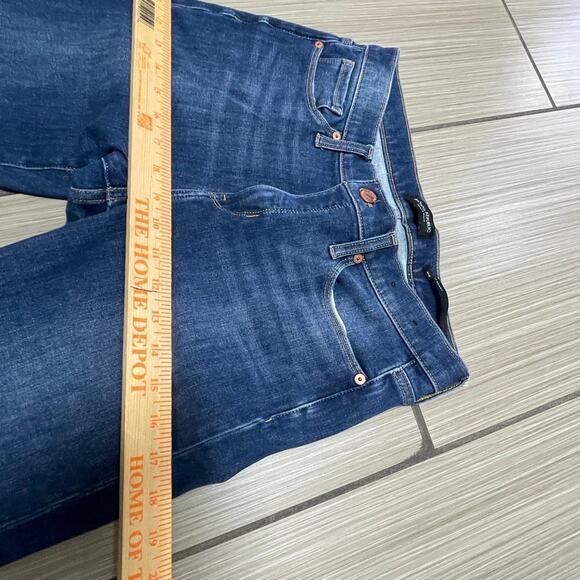 streetwear Banana Republic skinny jeans sz 28R rise medium wash stretch denim - Picture 11 of 12